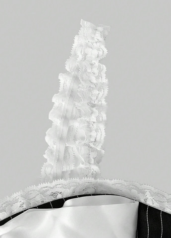 Чорно-білий кежуал сукня дзвін, з відкритою спиною SHEIN в смужку