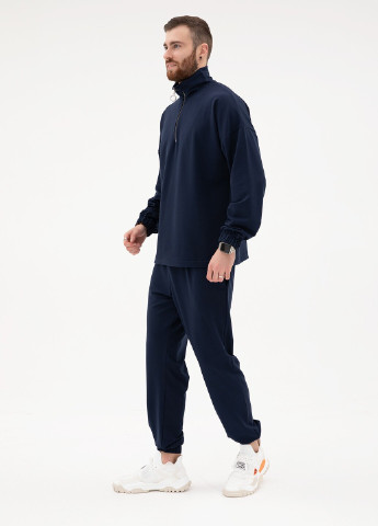 Синий демисезонный мужские спортивные костюмы ISSA PLUS