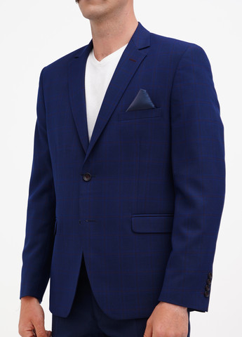 Синій демісезонний костюм (піджак, штани) брючний Federico Cavallini