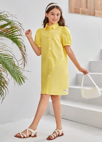 Жовта сукня SHEIN (345558167)
