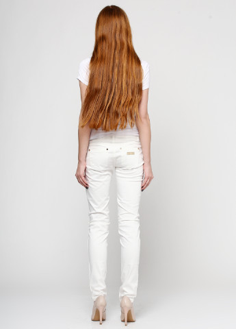 Белые кэжуал летние зауженные брюки Phard