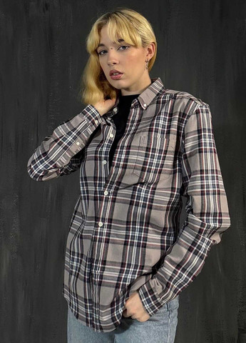 Бежевая кэжуал рубашка в клетку Asos