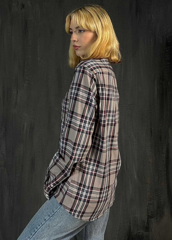 Бежевая кэжуал рубашка в клетку Asos