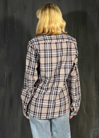 Бежевая кэжуал рубашка в клетку Asos