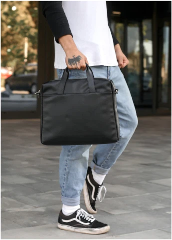 Чоловіча сумка для ноутбука 35х28х5 см Sambag (254595038)
