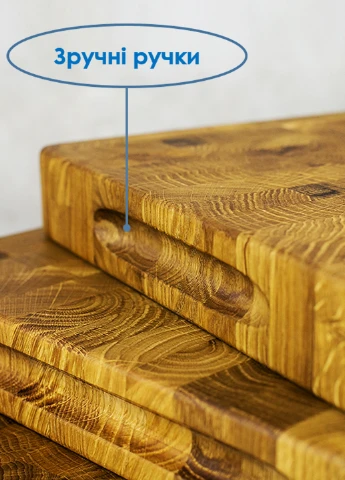 Торцева обробна кухонна дошка з натурального дуба 40х60х4см HouseWood (252434231)