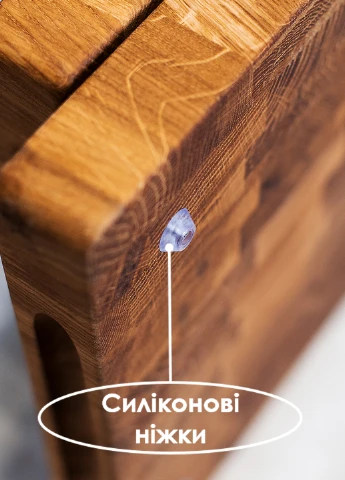 Торцева обробна кухонна дошка з натурального дуба 40х60х4см HouseWood (252434231)