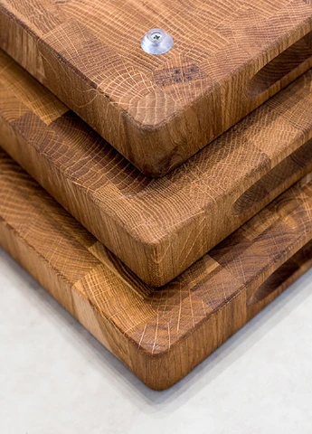 Торцева обробна кухонна дошка з натурального дуба 40х60х4см HouseWood (252434231)