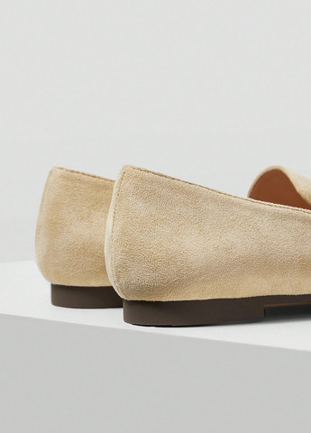 SHEIN Туфлі лофери кремовий з штучна замша, китай — демісезон (366498916)