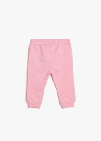Розовые кэжуал демисезонные джоггеры брюки KOTON