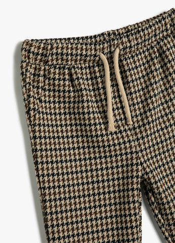 Светло-коричневые кэжуал демисезонные брюки зауженные KOTON