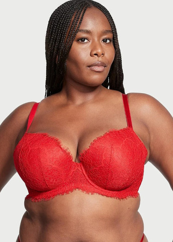 Красный демисезонный комплект (бюстгальтер, трусики) Victoria's Secret
