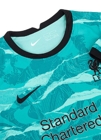 Бирюзовый демисезонный костюм (футболка, шорты, гольфы) Nike LFC I NK BRT KIT AW