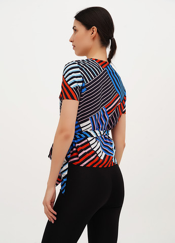 Комбинированная блуза на запах Imperial