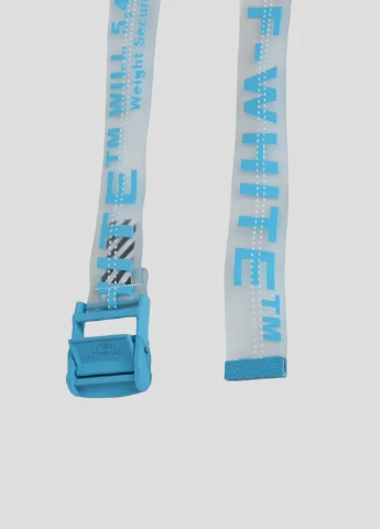 Темно-синий ремень с логотипом Off-White (228291386)