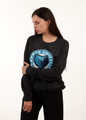 Темно-серый свитшот Blue 84 меланж без декора (359854783)