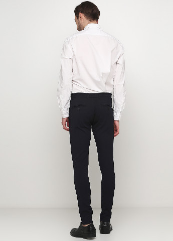 Темно-синие кэжуал демисезонные зауженные брюки Tailored Originals