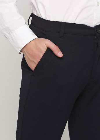 Темно-синие кэжуал демисезонные зауженные брюки Tailored Originals