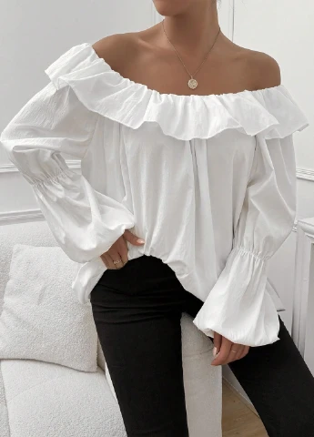 Біла блуза SHEIN