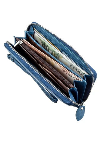 Жіночий шкіряний гаманець-клатч 9х18,5 см st leather (229458705)