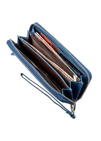 Жіночий шкіряний гаманець-клатч 9х18,5 см st leather (229458705)
