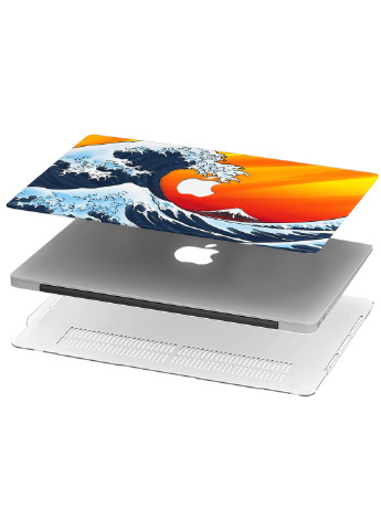 Чохол пластиковий для Apple MacBook 12 A1534 / A1931 Нагасакі Велика Хвиля і Ван Гог (3365-2542) MobiPrint (218858222)
