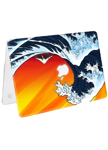 Чохол пластиковий для Apple MacBook 12 A1534 / A1931 Нагасакі Велика Хвиля і Ван Гог (3365-2542) MobiPrint (218858222)