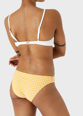 Оранжевые купальные трусики-плавки в клетку Accessorize