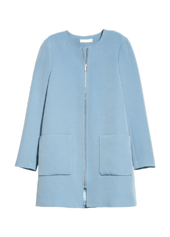 Голубое демисезонное Пальто однобортное H&M