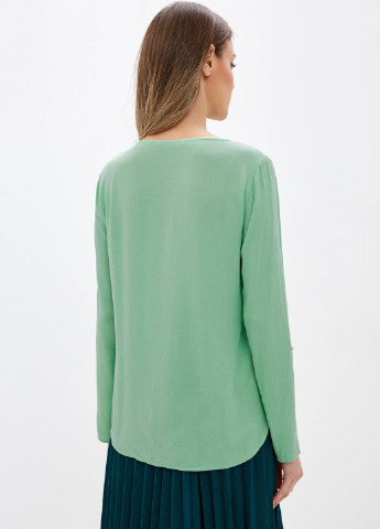 Светло-зеленая демисезонная блуза Tom Tailor