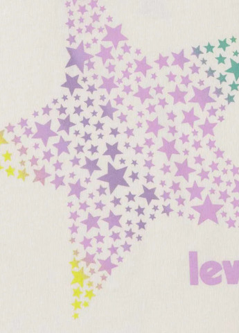 Рожевий демісезонний комплект (толстовка, футболка, джинси) Levi's