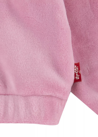 Рожевий демісезонний комплект (толстовка, футболка, джинси) Levi's