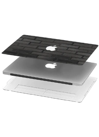 Чехол пластиковый для Apple MacBook 12 A1534 / A1931 Черный кирпич (Black brick) (3365-2334) MobiPrint (218858480)