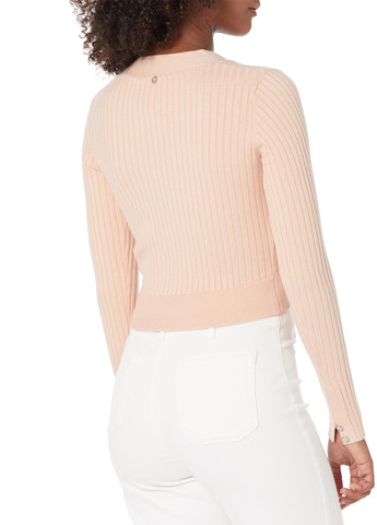 Рожевий демісезонний светр пуловер Guess