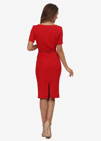 Красное кэжуал платье футляр Lila Kass