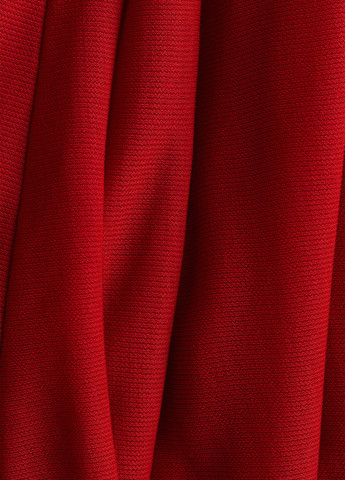 Красная кэжуал однотонная юбка H&M а-силуэта (трапеция)