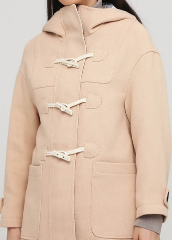 Бежевое демисезонное Пальто дафлкот Only