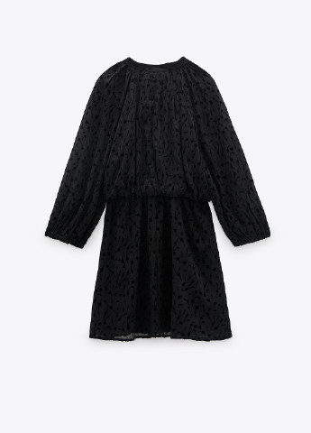 Чорна кежуал плаття, сукня Zara однотонна