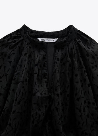 Чорна кежуал плаття, сукня Zara однотонна