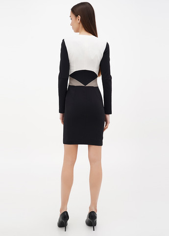 Комбінована кежуал сукня силуетна Sassofono колор блок