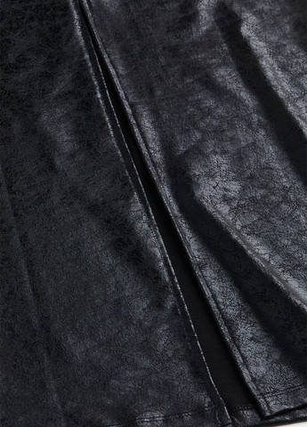 Черная кэжуал однотонная юбка H&M карандаш