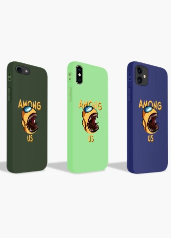 Чохол силіконовий Apple Iphone 6 Амонг Ас Жовтий (Among Us Yellow) (6937-2409) MobiPrint (219556151)