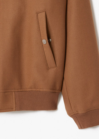 Коричневая демисезонная куртка Lacoste