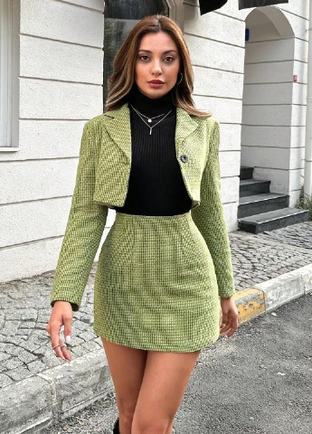 Костюм (жакет, спідниця) SHEIN (329912204)
