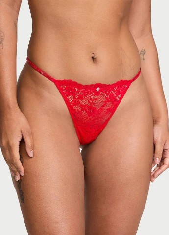 Красный демисезонный комплект (бюстгальтер, трусики) Victoria's Secret