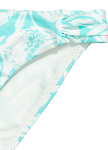 Светло-бирюзовые kупальные трусы с орнаментом H&M