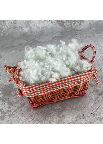 Холлофайбер 1 кг универсальный наполнитель для одеял, подушек, мягких игрушек (шарики) белый 55108 Moda (254859595)