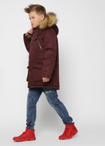 Бордова зимня бордова зимова куртка для хлопчика Sinthia