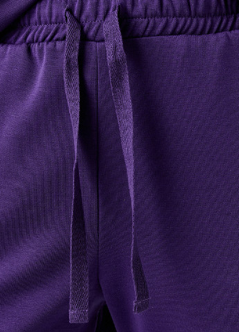 Світшоти KOTON - Прямий крій однотонний фіолетовий кежуал трикотаж, модал - (245197679)