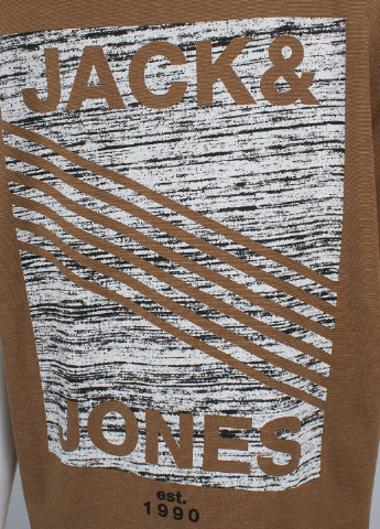 Коричневая футболка Jack & Jones